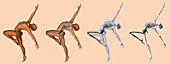 Ballet dancer, illustration