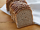 Wholemeal bread cut into slices