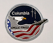 NASA space shuttle Columbia badge