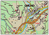 Map of Gmund, Germany