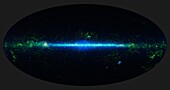 Milky Way galaxy, WISE infrared image