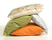 Pile of cushions
