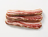 Streaky bacon slices