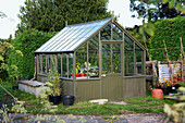 Greenhouse in garden