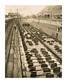 Panama canal dry dock c.1930s
