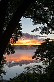 Sunrise at Stewart Lake, Michigan, USA