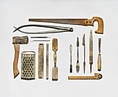 Henry Moore's sculpting tools