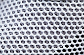 Breathable mesh of a training shoe