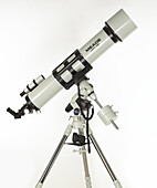 Refracting telescope on tripod