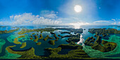 Ngermid Bay, 360 aerial photograph