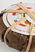 French Banon AOC goat's cheese wrapped in chestnut leaves