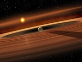 Exoplanet PD 570 c, illustration