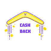 Cashback, conceptual illustration