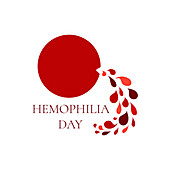 Hemophilia Day, conceptual illustration