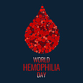 Hemophilia, conceptual illustration