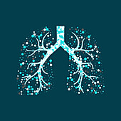 Tuberculosis, conceptual illustration