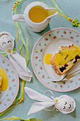 Blueberry Eggnog Cake for Easter