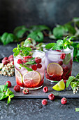 Raspberry limeade