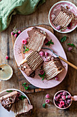 Chocolate crepe cake