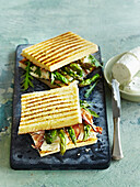 Asparagus, Bacon and Goat Cheese Sandwich