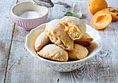 Dumplings with an apricot filling