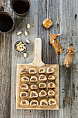 Biberli Lebkuchen mit Mandelfüllung