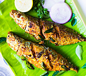 Frittierte Makrelen (Indien)