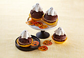 Spooky ghost muffins for Halloween