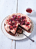 Chocolate cake with beetroot