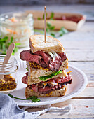 Pastrami - sandwich with beef