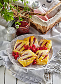 Red currant pastry