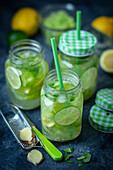 Cucumber and ginger lemonade
