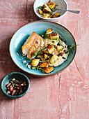 Grilled oriental redfish with fried potatoes
