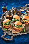 Indian spiced potato sliders