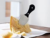 Parmesan with Parmesan knife