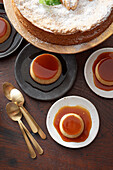Spanish caramel flan