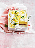 Sweet-spiced lemon lasagne