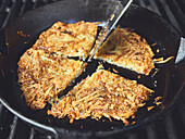 Hash Browns in a pan