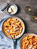 Creamy pumpkin pasta