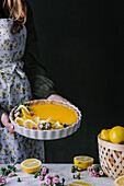 A Sicilian lemon tart