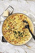 Creamy mushroom pasta