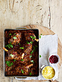 All-in-one posh lamb balti with pomegranate seeds