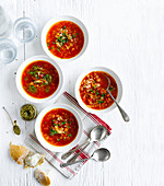 Tomaten-Reis-Suppe