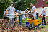 Community garden volunteers