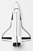 White toy space shuttle