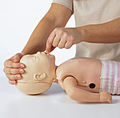 First aid dummy baby