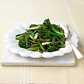 Stir fry green vegetables