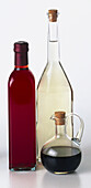 Chianti vinegar, white wine vinegar and balsamic vinegar