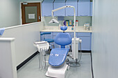 Empty dentist's chair