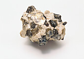 Biotite in calcite groundmass